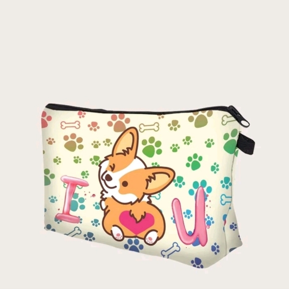 Cartoon Dog Cosmetic Makeup Bag - Picture 4 of 4